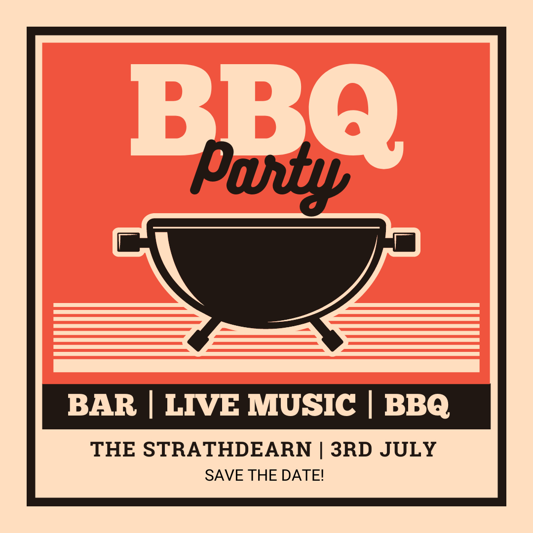 BBQ Party @ The Strathdearn – July 3rd, 5 – 11pm